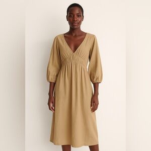 NWT Universal Threads Tan Dress Size Large – Effortless Comfort With Pockets